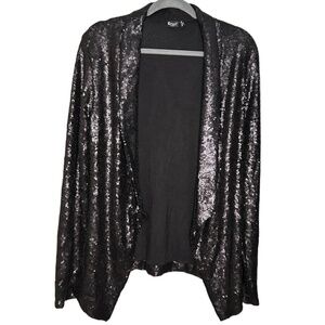 Black Sequined Blazer Size M